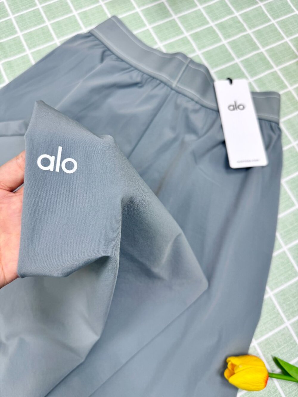 Authentic ALO Yoga Steel Grey (regular )Suit UpTrouser 👖🥰 Brand New - Picture 6 of 10
